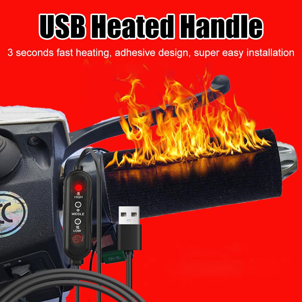 12V 3-Gear Motorcycle Heated H - Handlebar Grip Heated 评论和价格