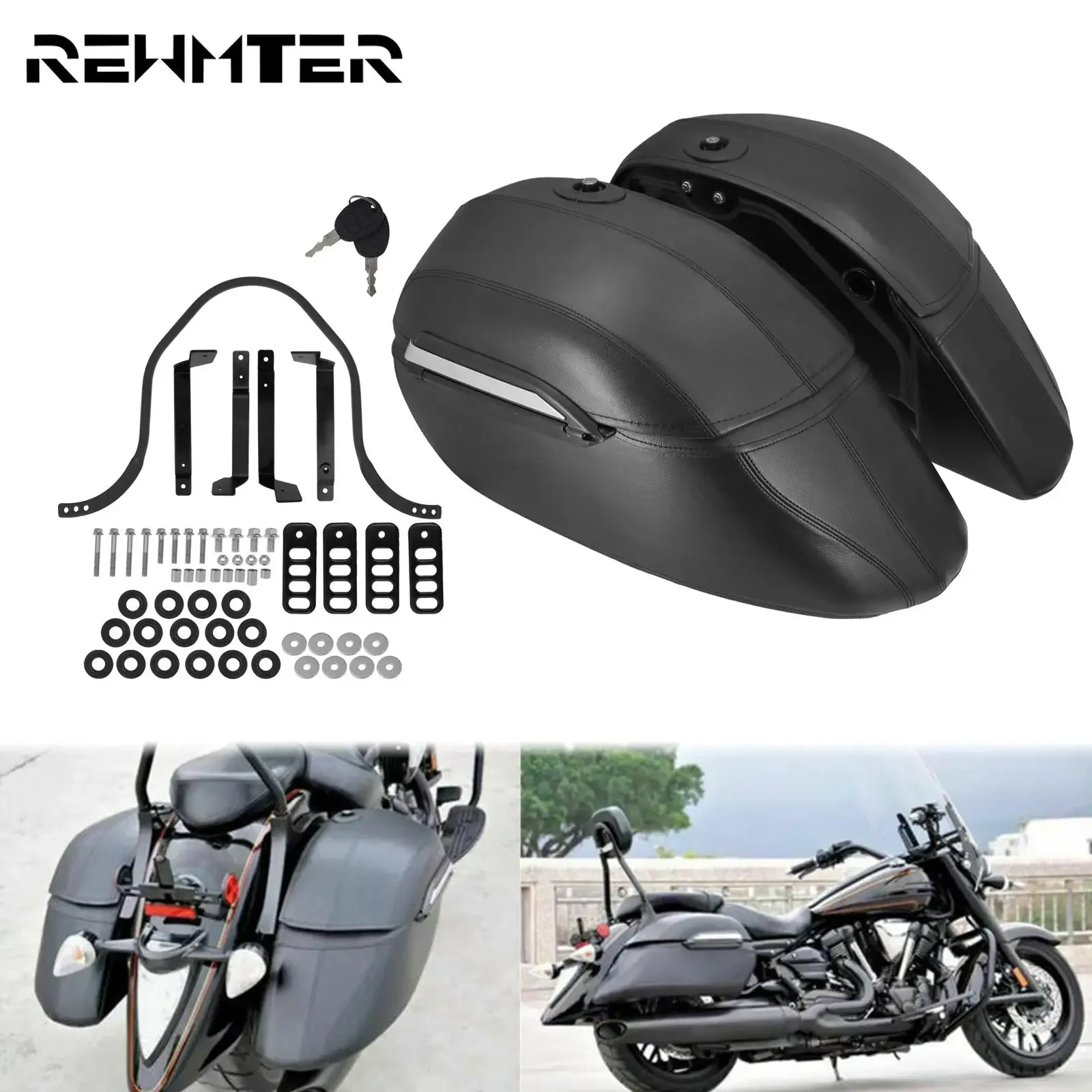 Motorcycle Hard Bags Saddlebag - Motorcycle Gear Backpack 评论和价格