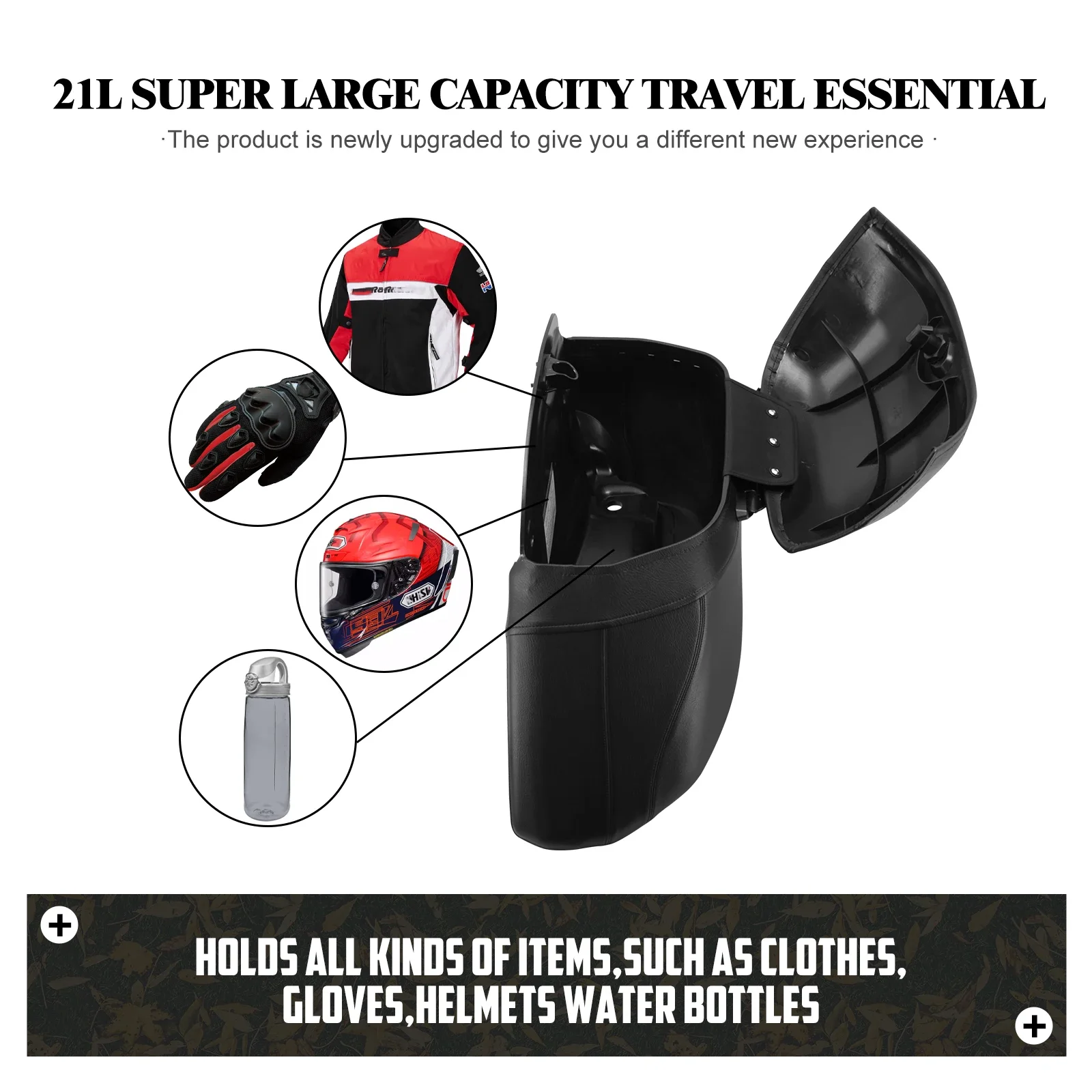 Motorcycle Hard Bags Saddlebag - Motorcycle Gear Backpack 评论和价格